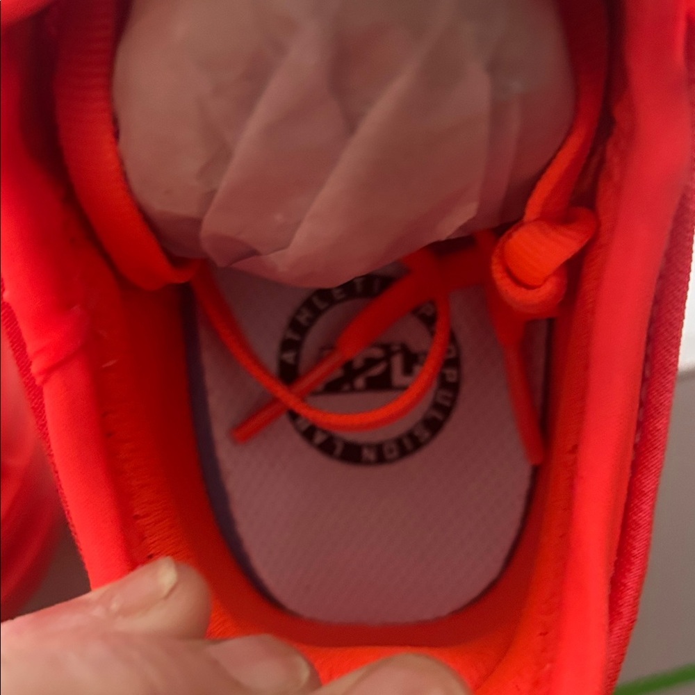 APL Neon Orange Athletic Shoes - Picture 5 of 6